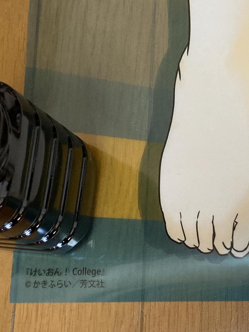 けいおん! Blu-ray 発売告知ポスター 購入特典 クリアポスター 秋山澪