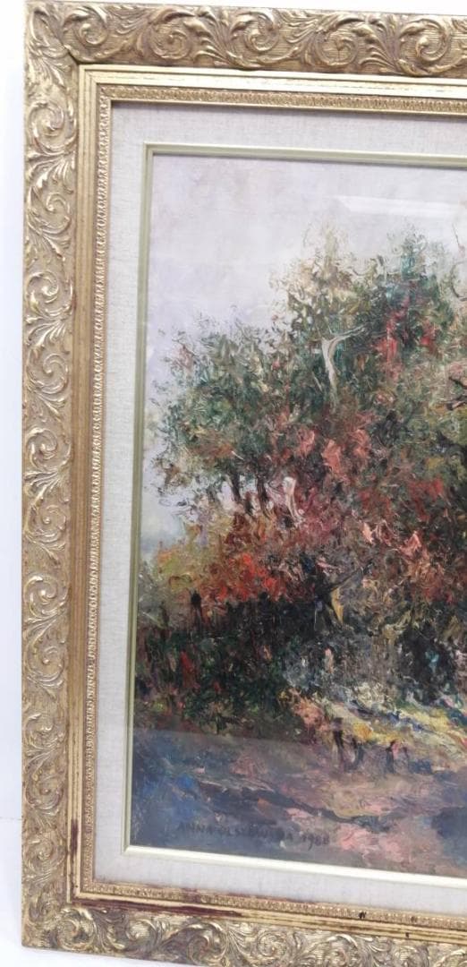 40%【真作】 アンナ・オルシェウスカ 風景 1988年 ポーランド N-9