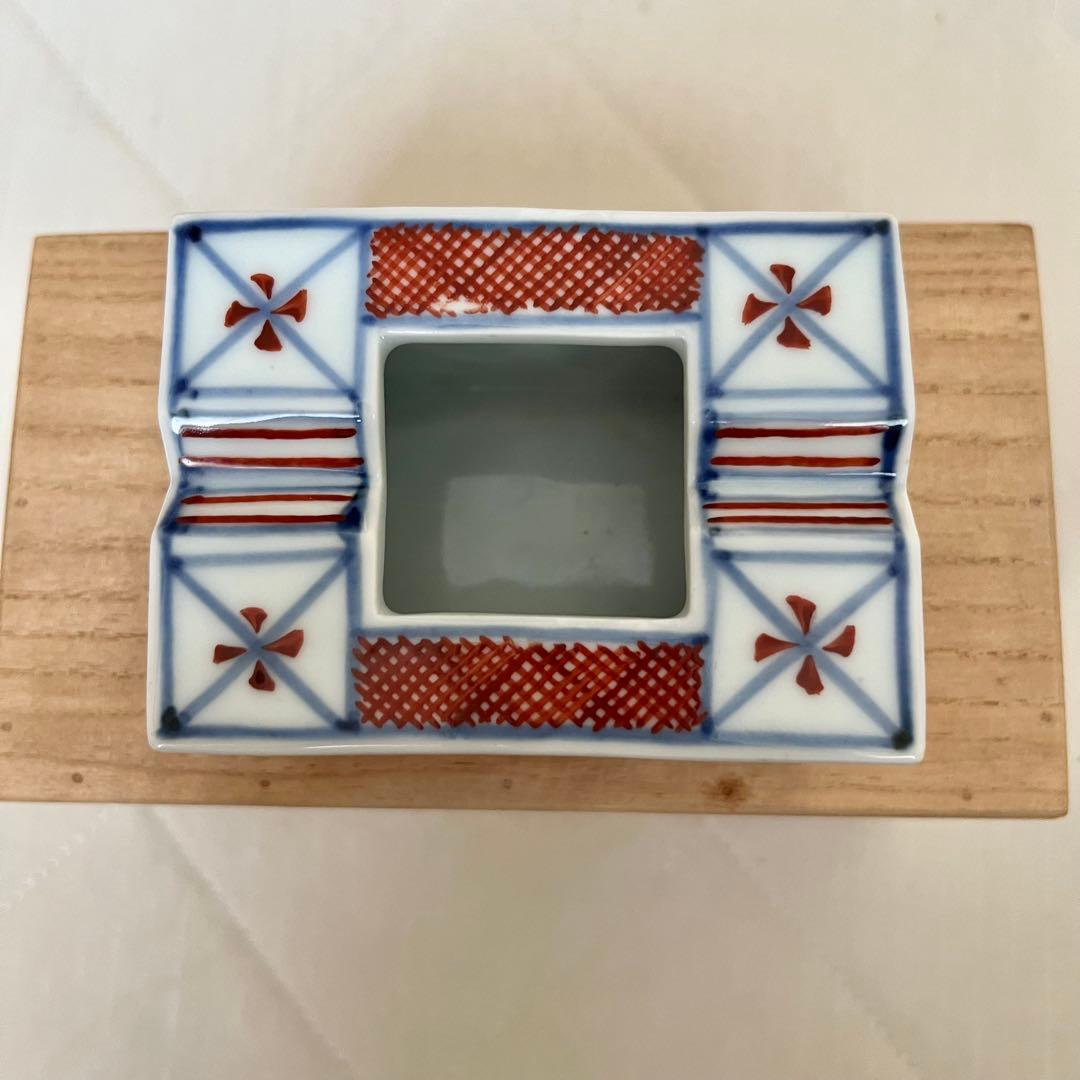 人間国宝　富本憲吉？　色絵　灰皿　2個セット 木箱付き