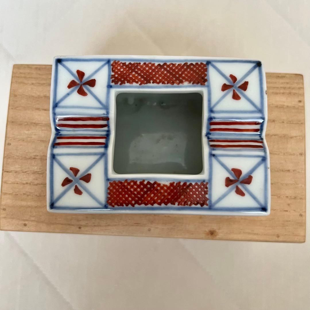 人間国宝　富本憲吉？　色絵　灰皿　2個セット 木箱付き