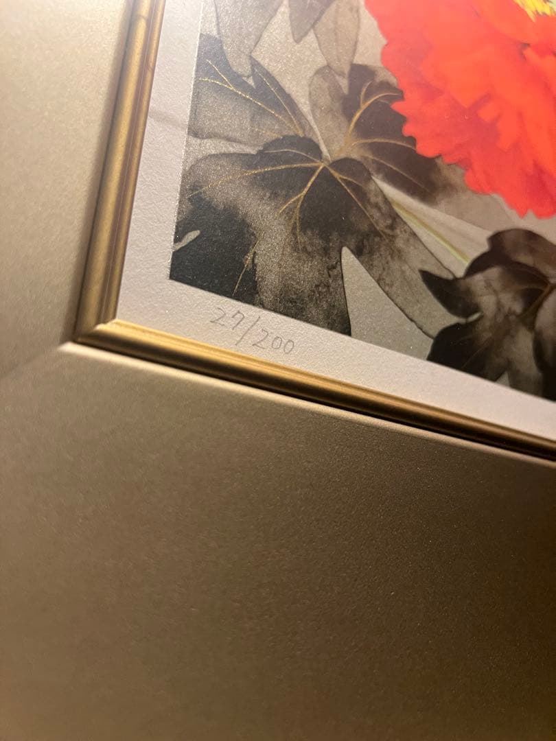 中島千波【華】200限定　lithograph