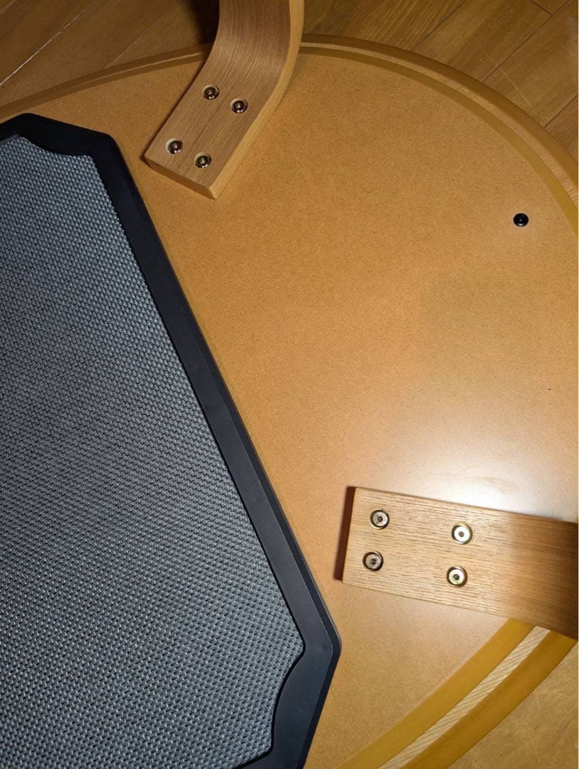 ■送料込■無印良品 木製楕円こたつ 曲木脚 フラットヒーター タモ材 暖房器具