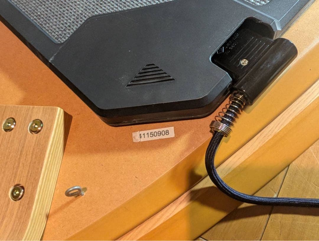 ■送料込■無印良品 木製楕円こたつ 曲木脚 フラットヒーター タモ材 暖房器具