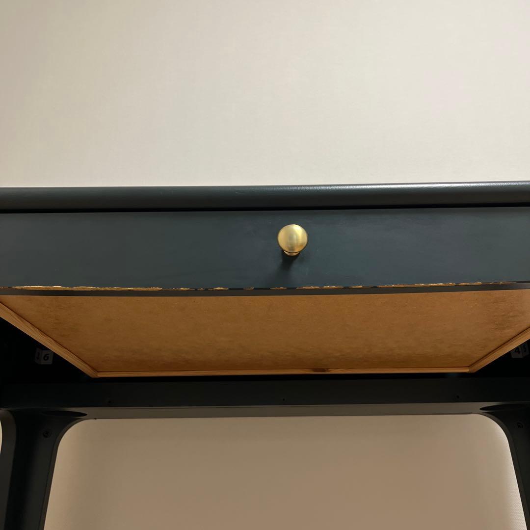 【IKEA】LOMMARP ロマルプ　デスク　ダークブルーグリーン