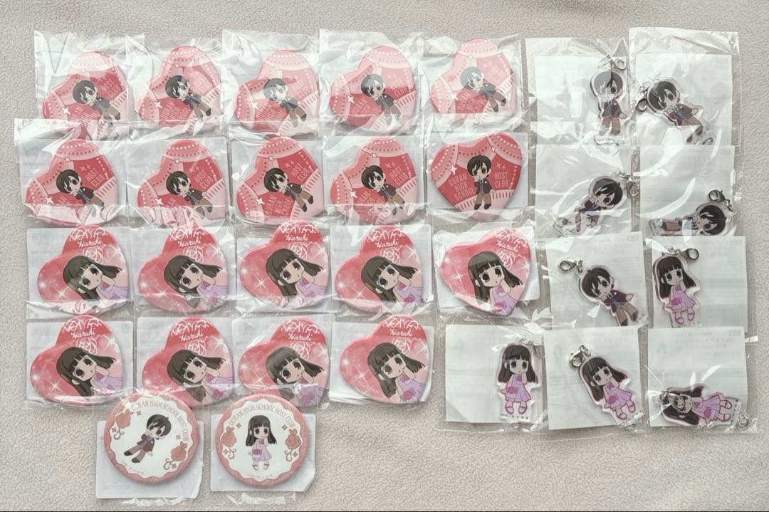 桜蘭高校ホスト部 くじ引き堂 藤岡ハルヒ 缶バッジ アクリルチャーム