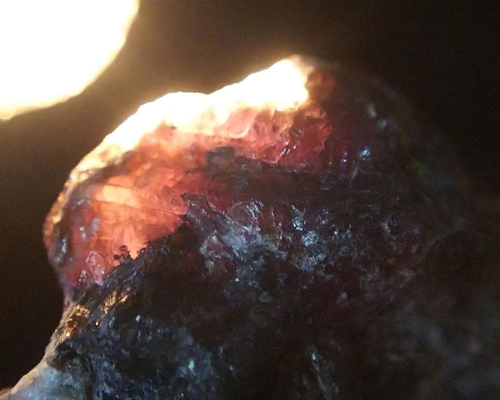 496 アレキサンドライト 母岩付 原石 結晶 ブラジル産