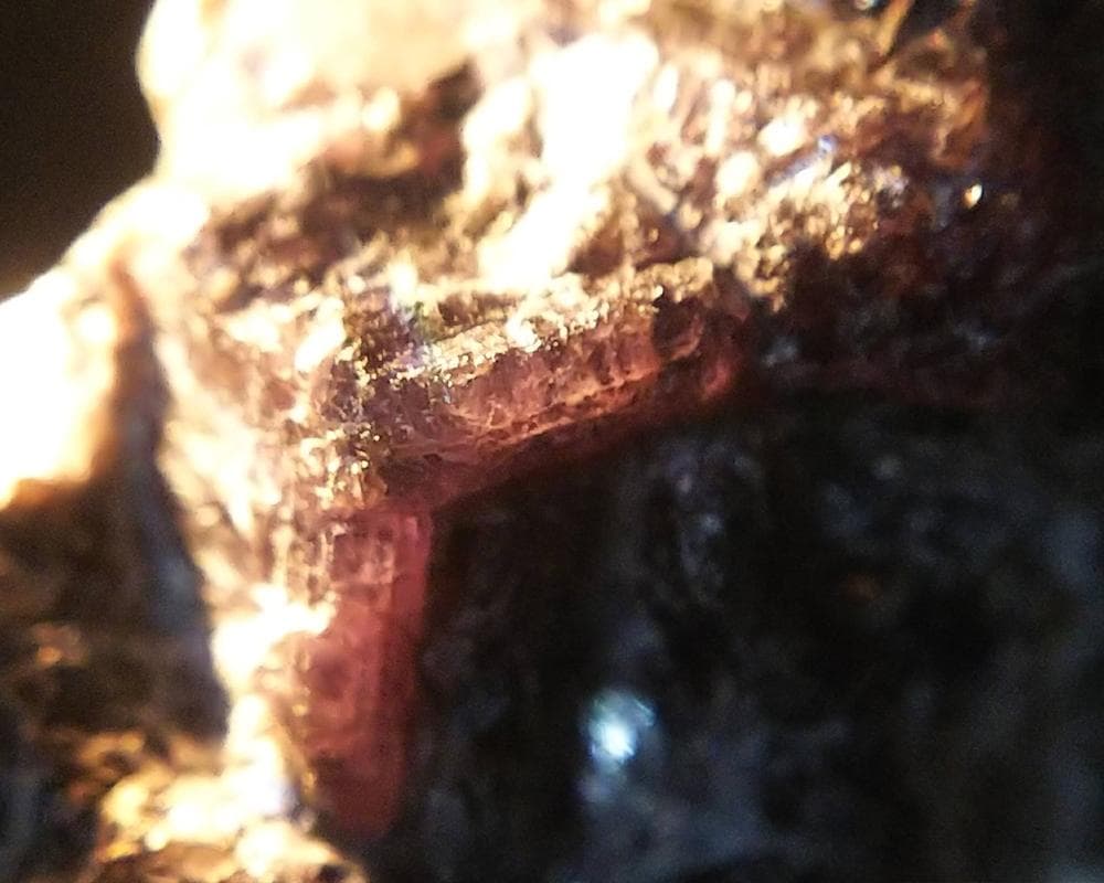 496 アレキサンドライト 母岩付 原石 結晶 ブラジル産