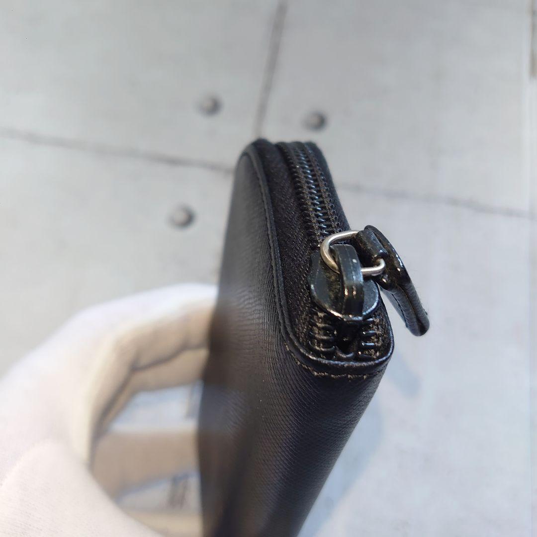 PRADA プラダ キーケース ラウンドファスナー サフィアーノレザー