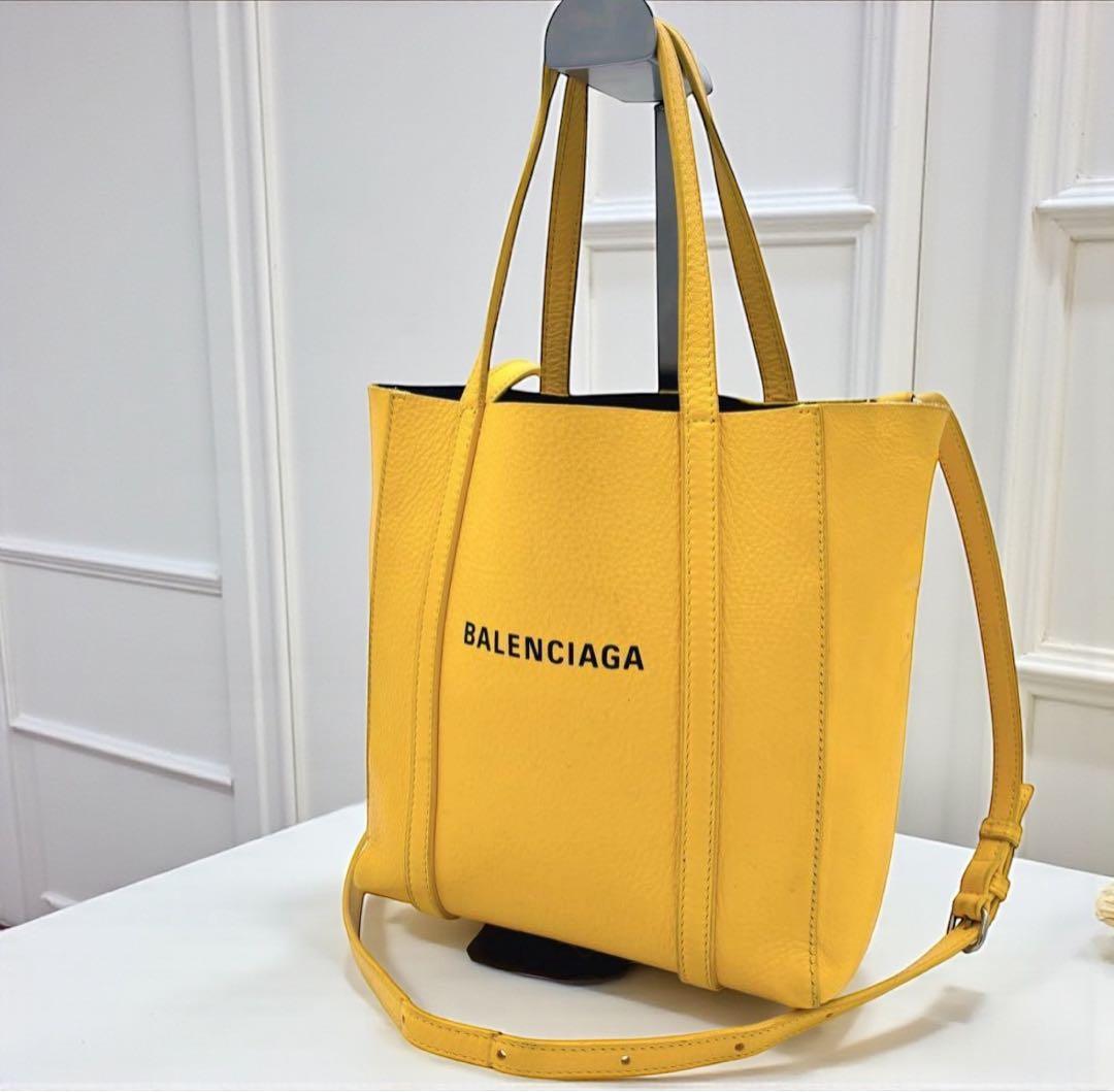 バレンシアガ エブリデイ トートバッグXXS 2way ハンドバッグ イエロー