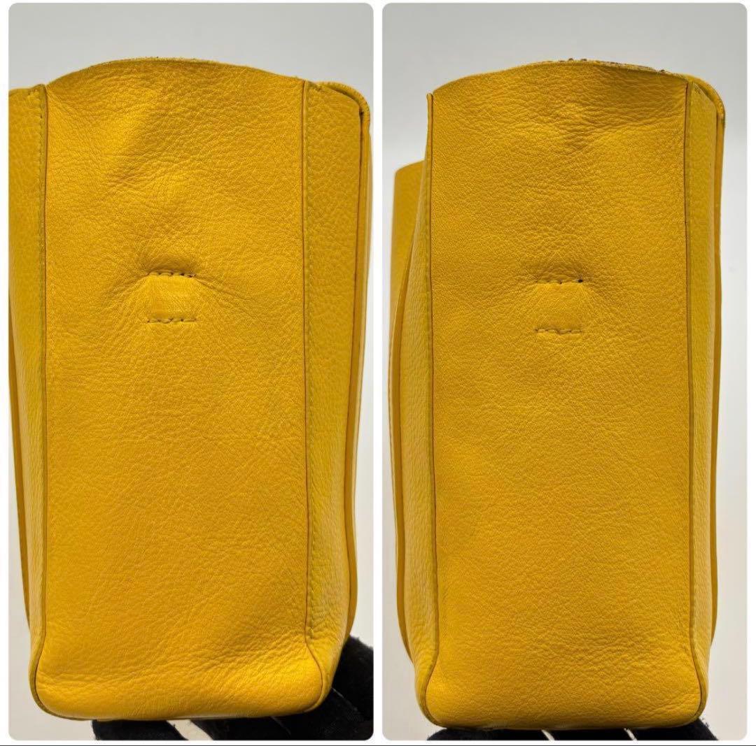 バレンシアガ エブリデイ トートバッグXXS 2way ハンドバッグ イエロー