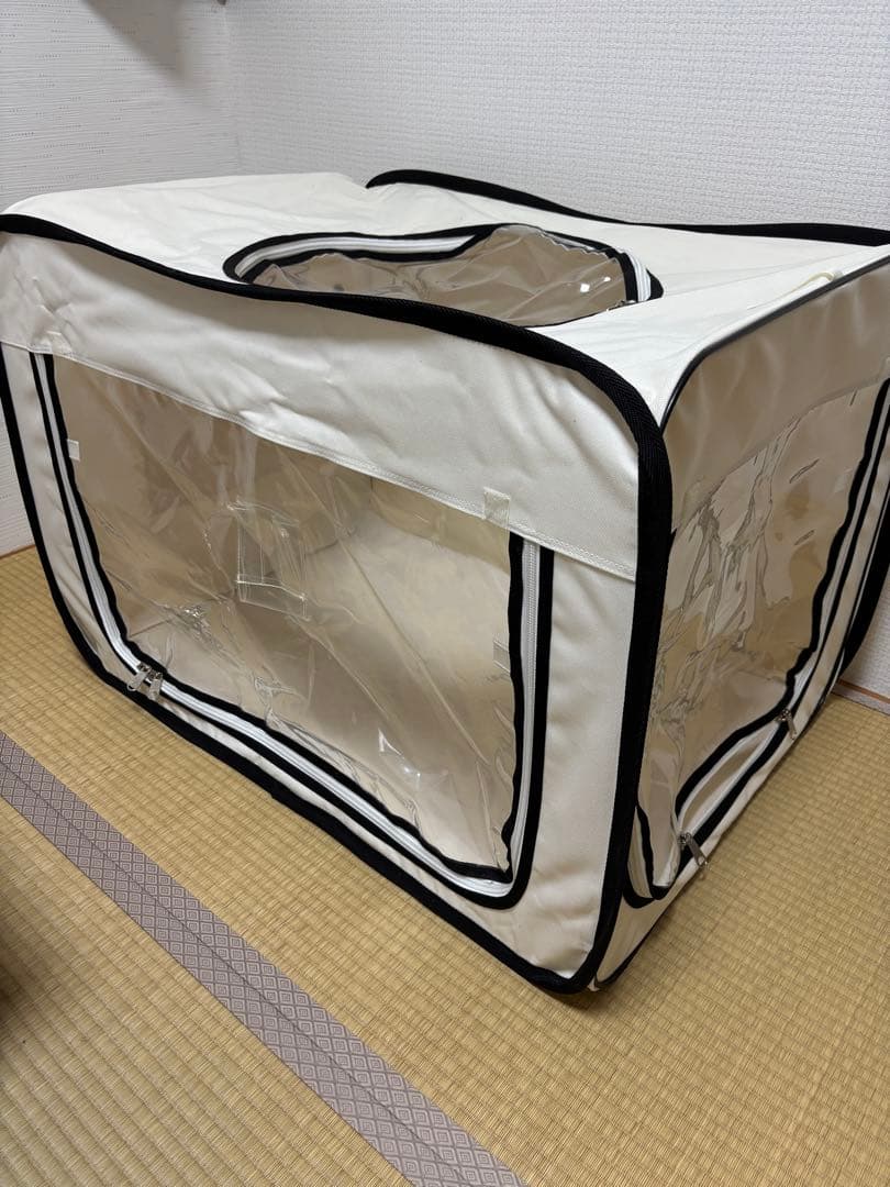 ペット向け酸素室　高性能酸素濃縮器とペットオキシホテルスクエアM