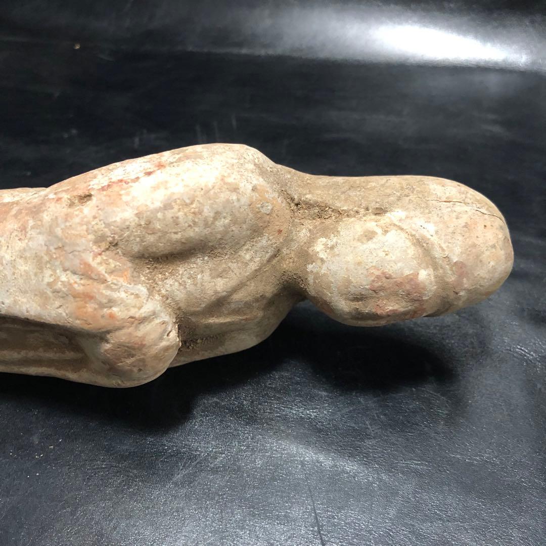 蔵から中国古銭と一緒の箱から出てきた 5体の内の1体　 女の人の中国古美術土器