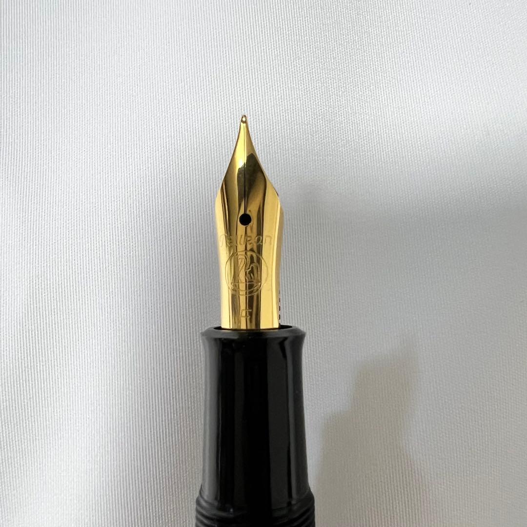 【美品】Pelikan 万年筆とインクセット 30ml ロイヤルブルー ペリカン