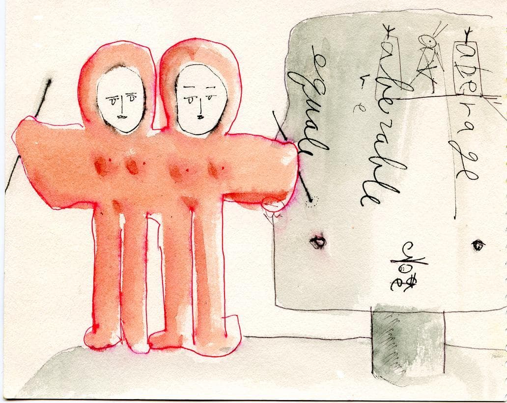 絵　【赤い実を運ぶ鳥さん】