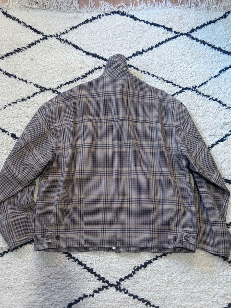 AURALEE オーラリー　WOOL SERGE CHECK ブルゾン