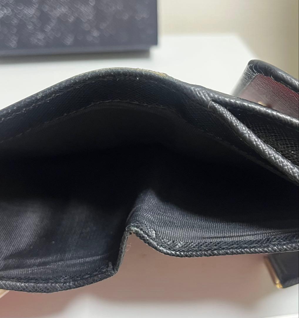PRADA サフィアーノ　マルチカラー　二つ折り財布