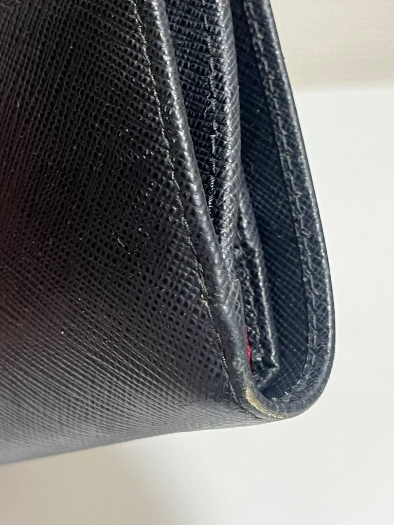 PRADA サフィアーノ　マルチカラー　二つ折り財布