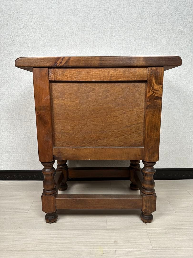 カントリースタイル 木製 サイドテーブル ベッドサイド チェスト ※i4※