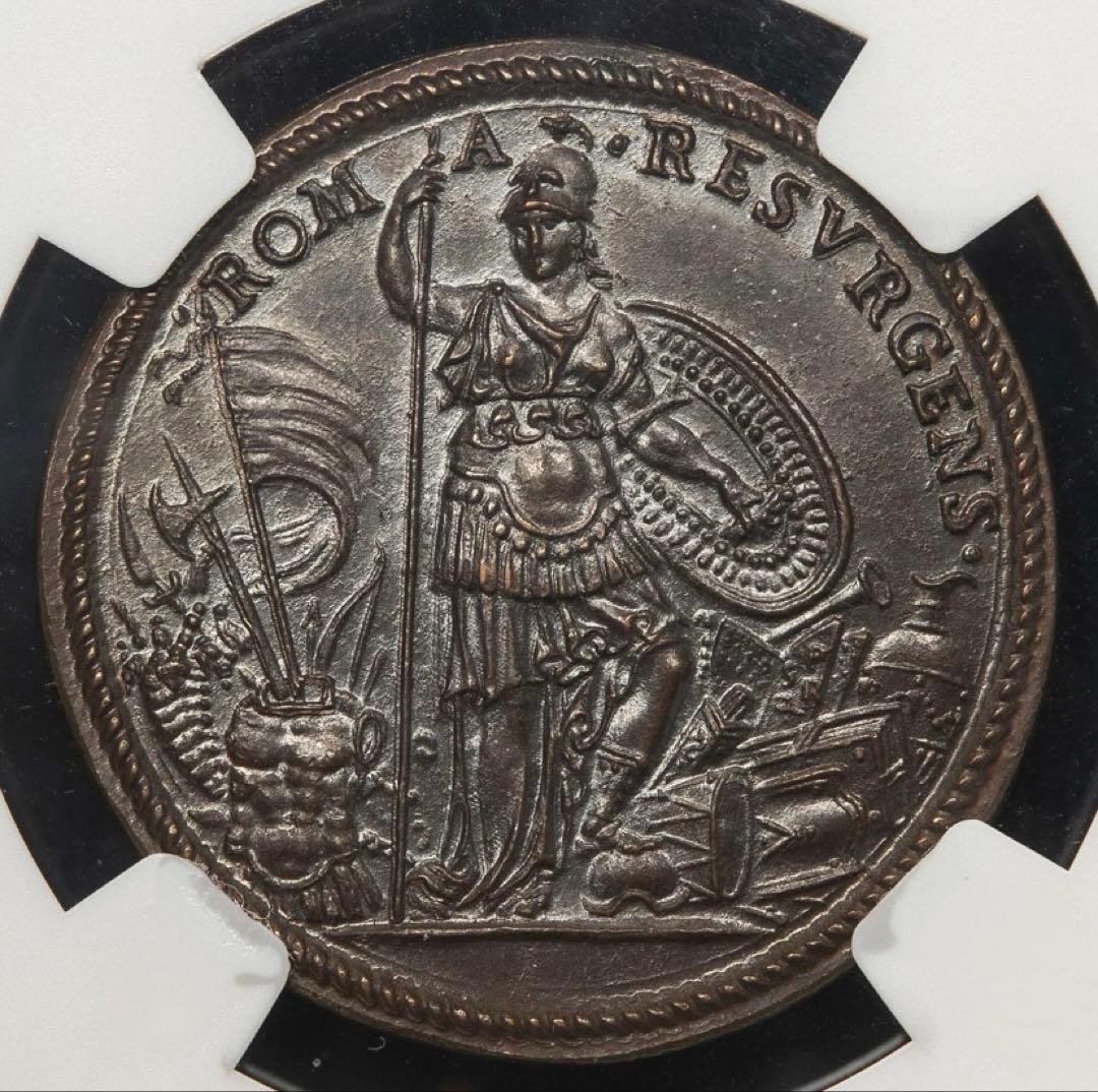 NGC TOP POP教皇ピウス3世 ブロンズメダル