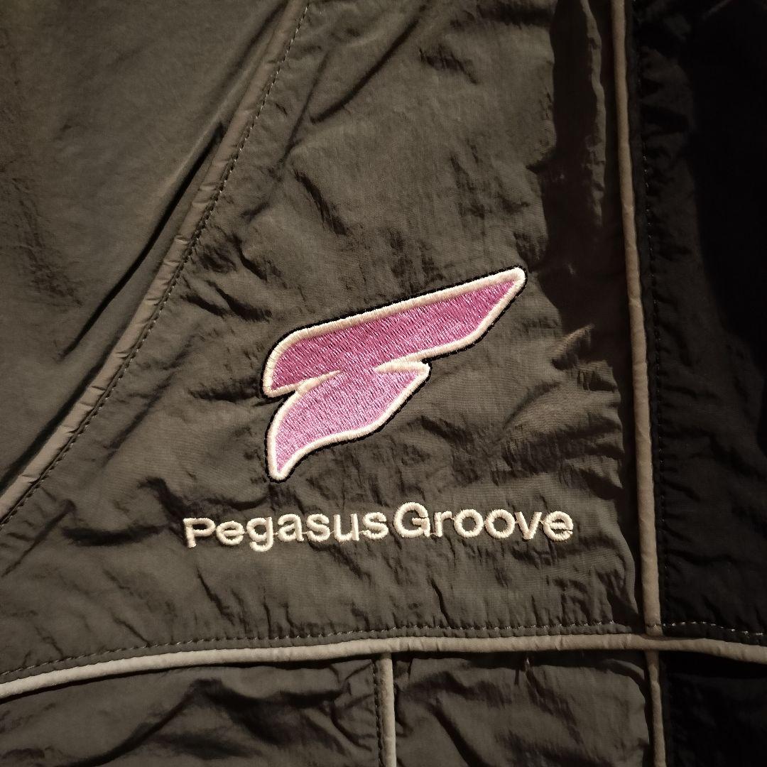 ずとまよ　愛ペガ　ナイロンパンツ　グレー　Lサイズ