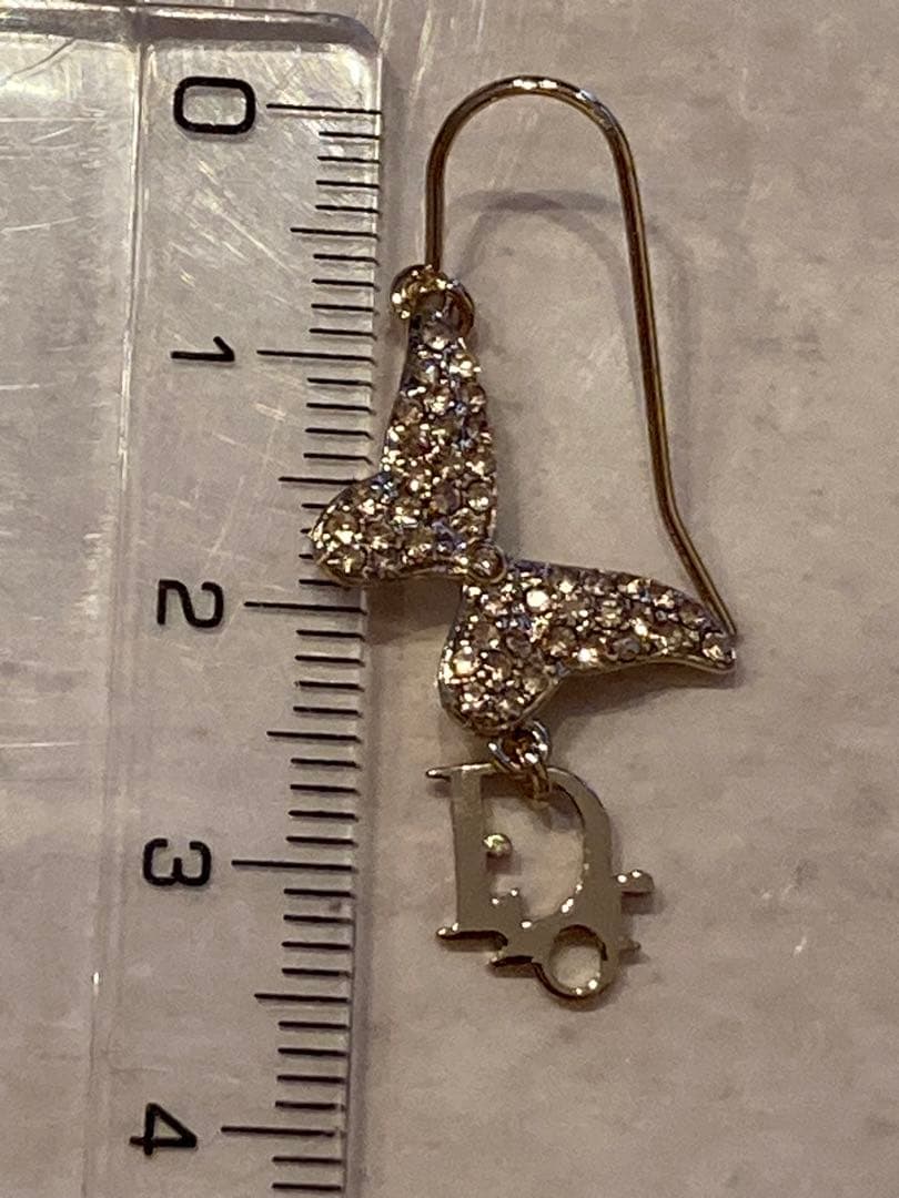 Dior クリスチャンディオールゴールド ピアス