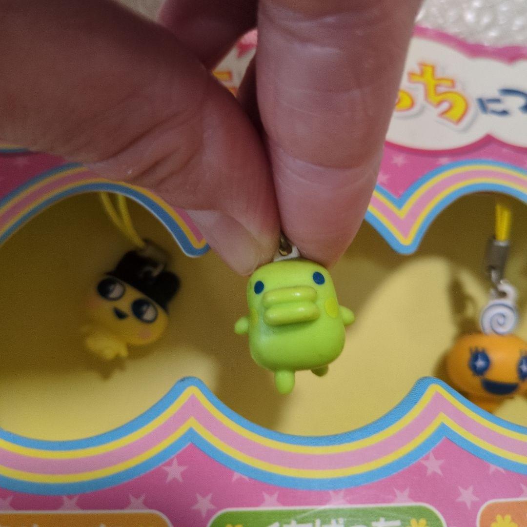非売品 三菱 たまごっち ディスプレイPOP ミニフィギュアストラップ 全種