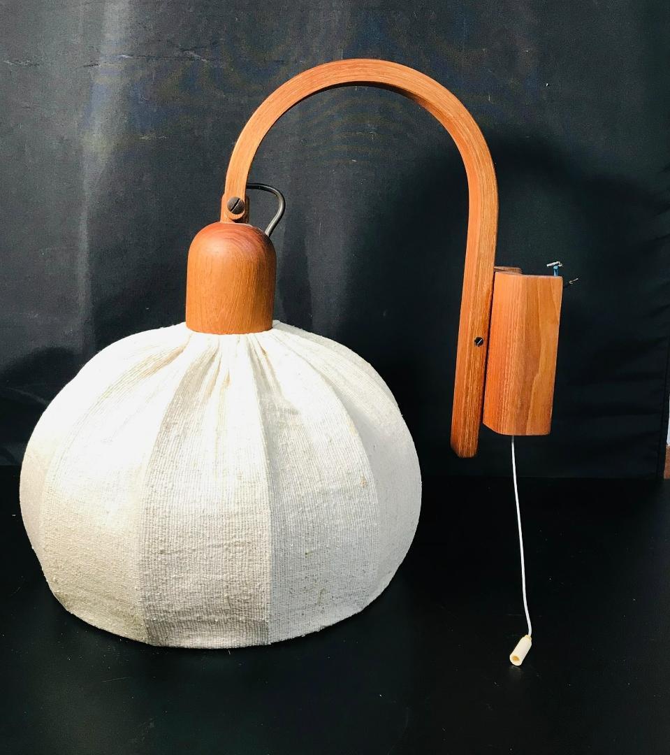 ★超美品★ Domus ウォールランプ チーク材 ドムズ 照明 壁掛けライト