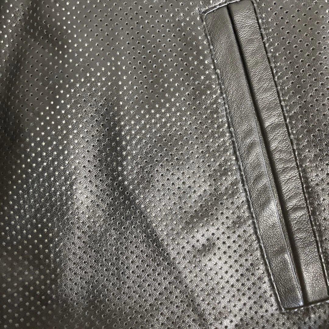 GAULTIER HOMM E 黒 羊革レザージャケット