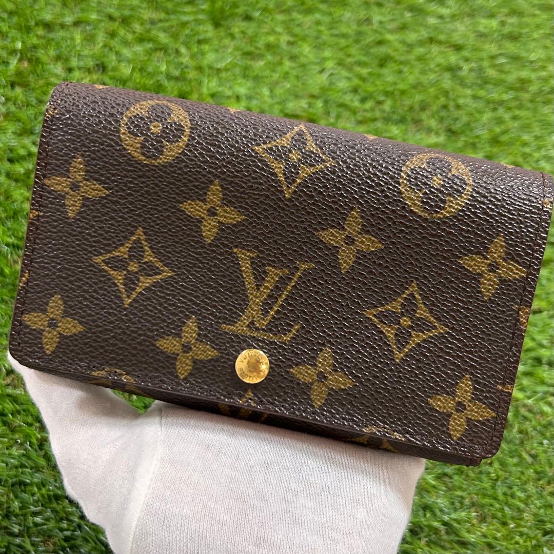 ルイヴィトン モノグラム 財布 折り財布 L字 ファスナー