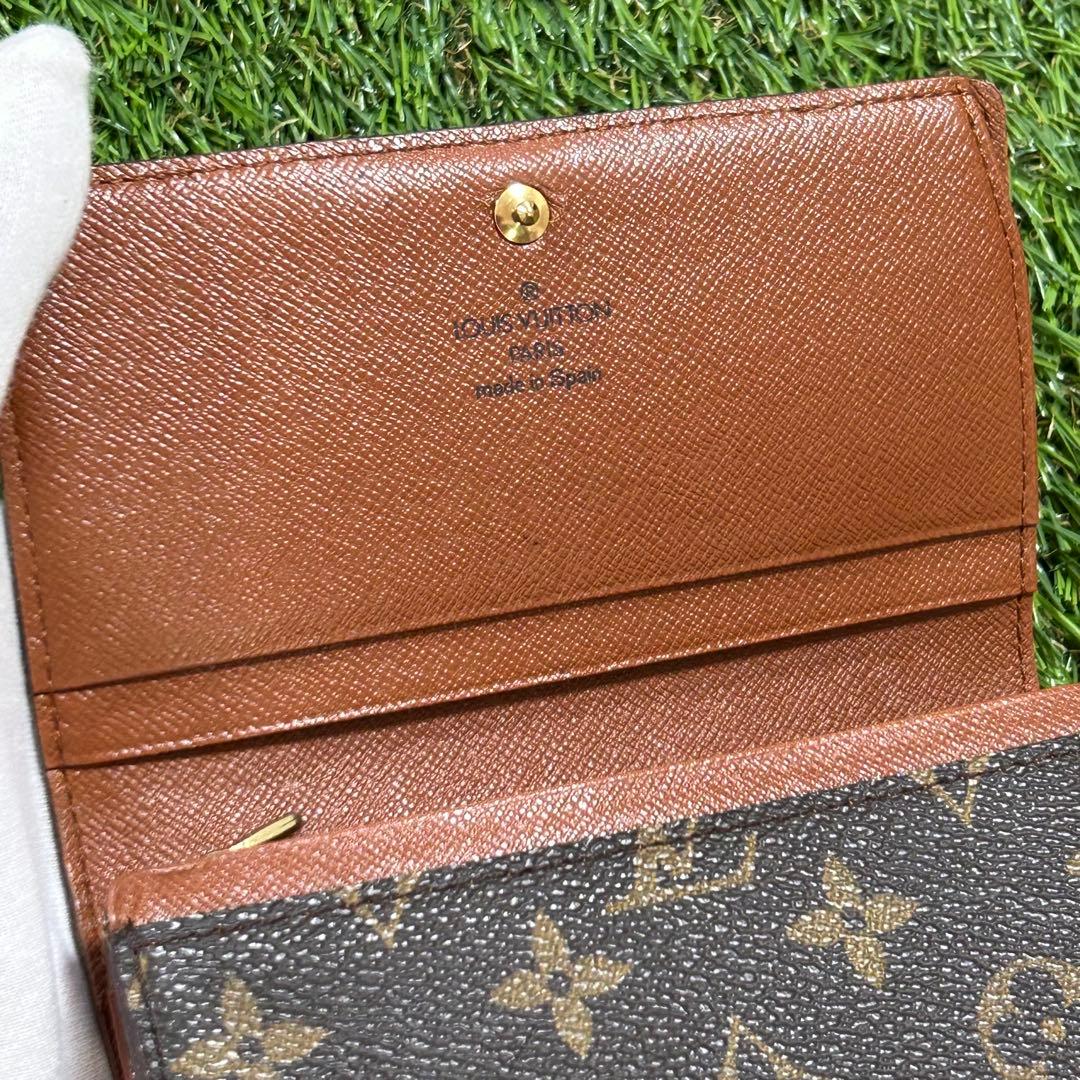 ルイヴィトン モノグラム 財布 折り財布 L字 ファスナー
