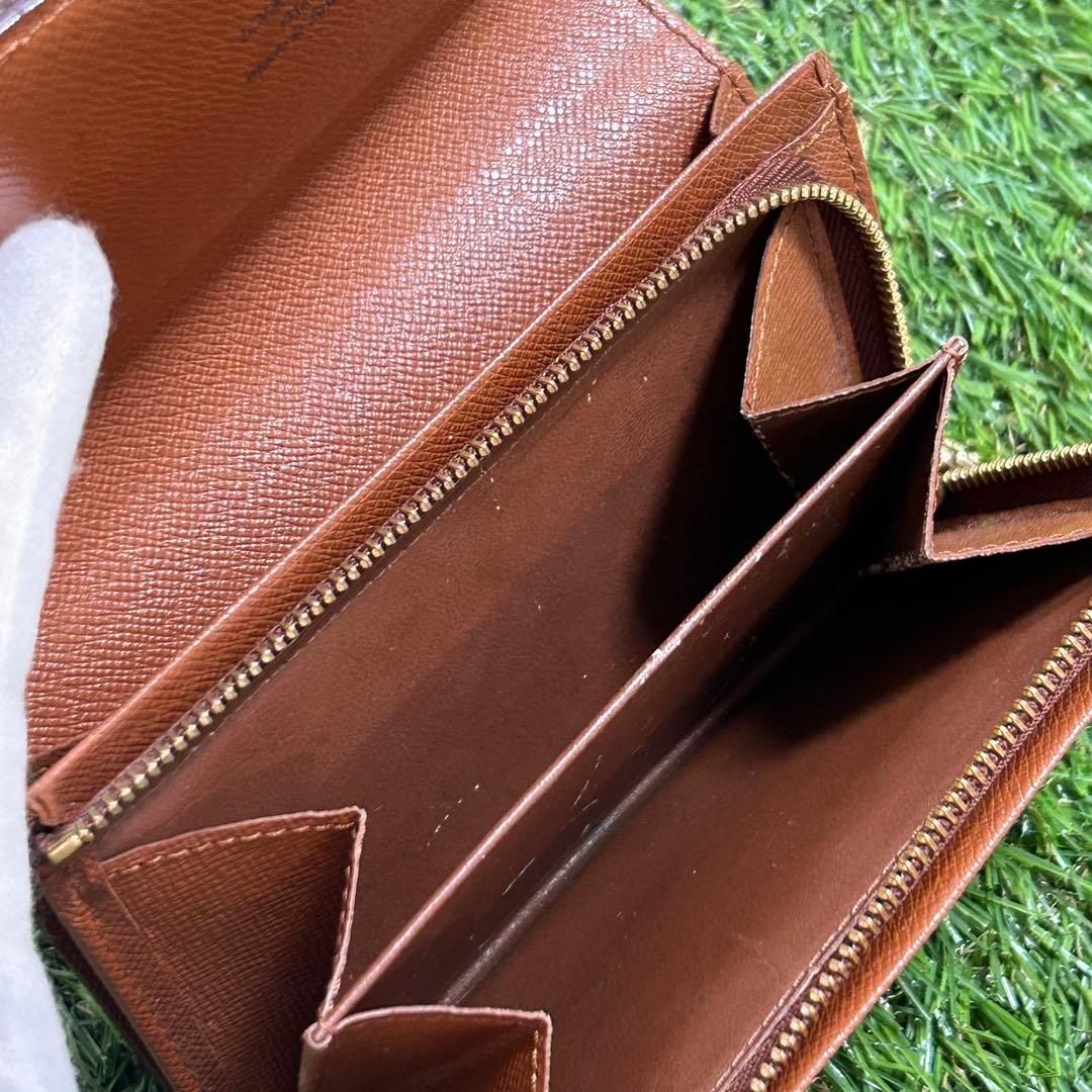 ルイヴィトン モノグラム 財布 折り財布 L字 ファスナー