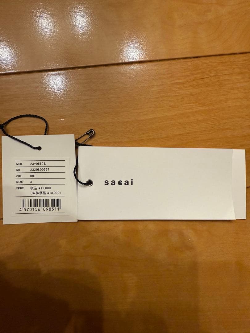 サカイ×Carhartt Tシャツ ブラック　サイズ3