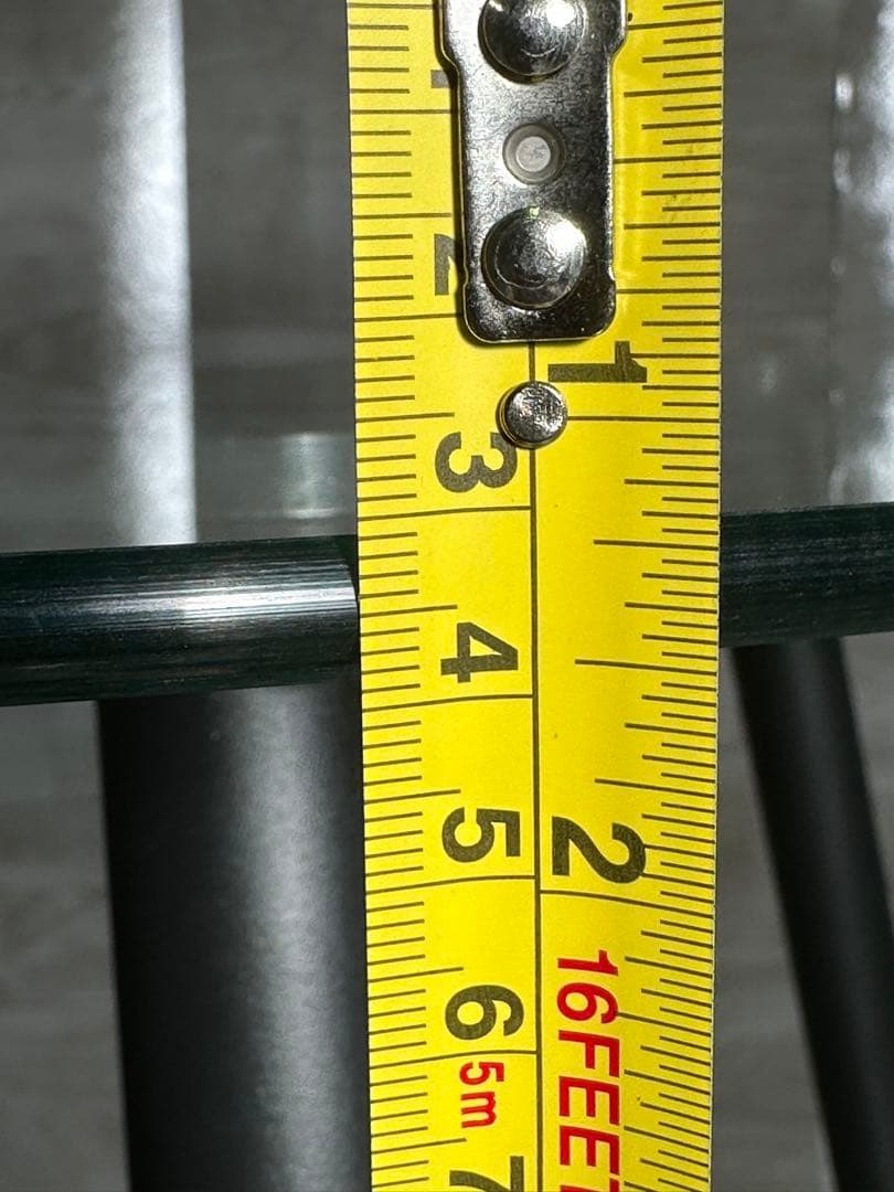 丸テーブル オシャレ 強化ガラス テーブル ラクラク組立 新品 未使用品