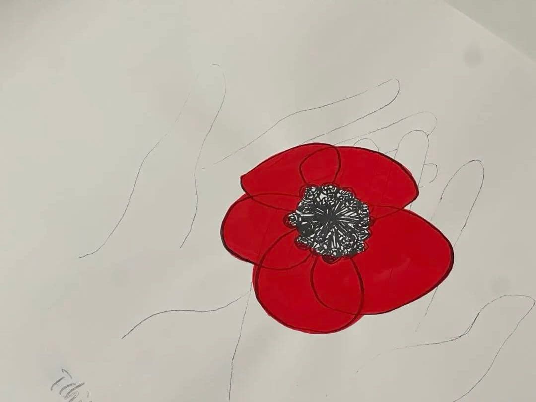 山口一郎 ポスター原画 A2 ハナ