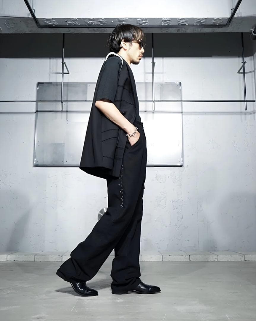 美品✨NAMACHEKO KEAN TROUSER スタッズ トラウザー パンツ