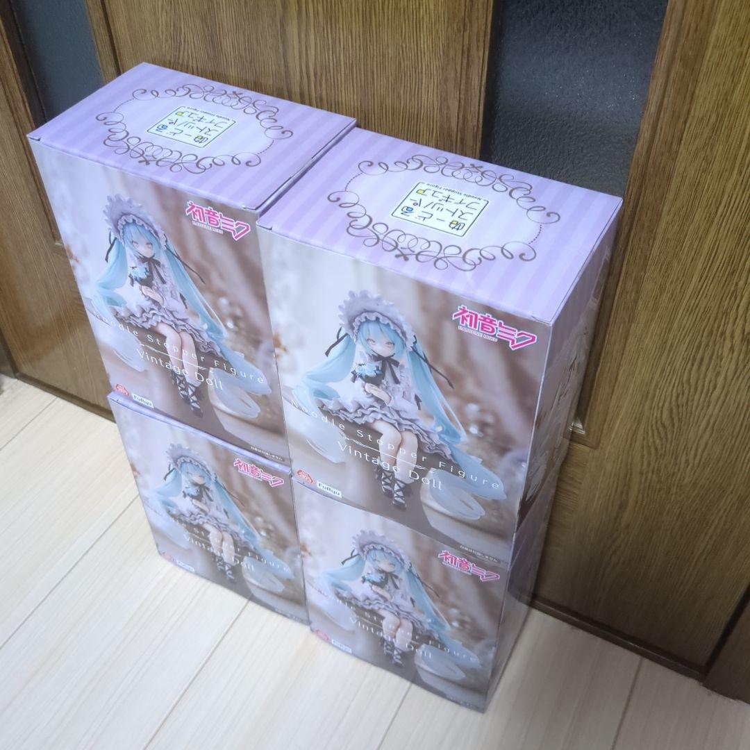 初音ミク ぬーどるストッパー　フィギュア　ヴィンテージドール 4個セット