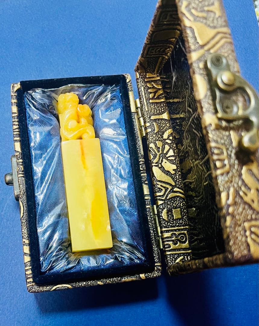 寿山・芙蓉石　印材　2.1×2.2×9.2