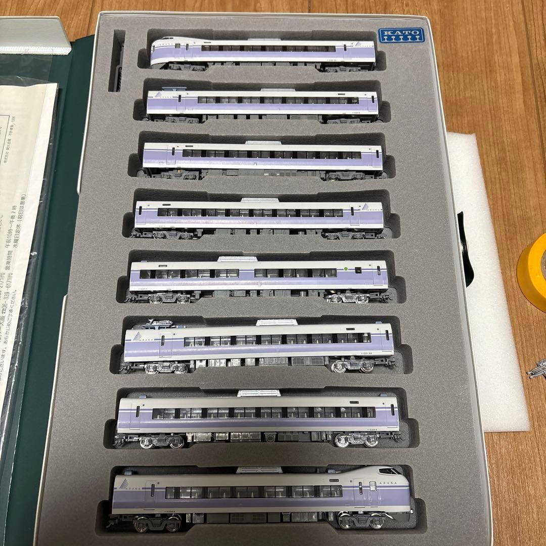 【訳あり】KATO 10-358 E351 スーパーあずさ基本セット　室内灯付