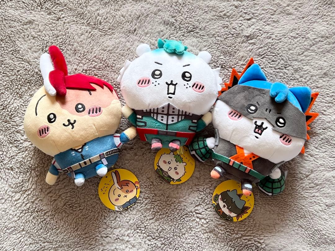 僕のヒーローアカデミア × ちいかわ ぬいぐるみS