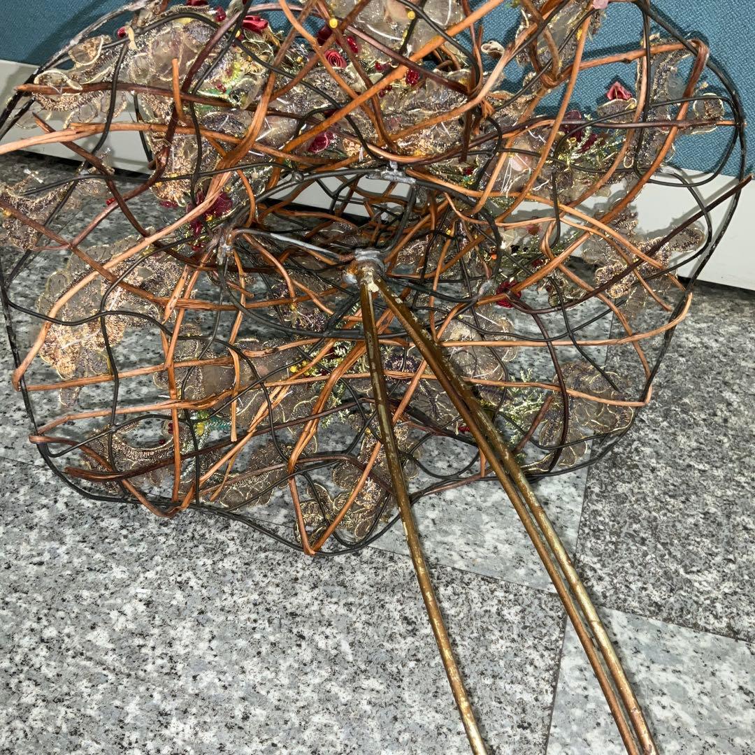 バレエ　アート　バレエチュチュ　ディスプレイ　アイアンオブジェ