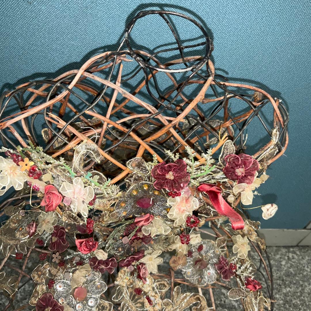 バレエ　アート　バレエチュチュ　ディスプレイ　アイアンオブジェ