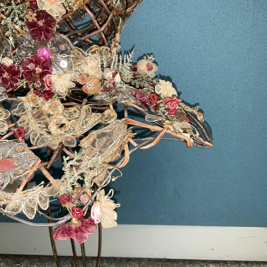 バレエ　アート　バレエチュチュ　ディスプレイ　アイアンオブジェ