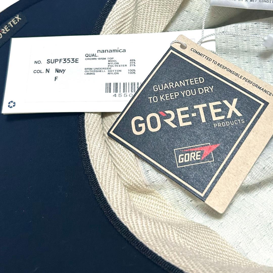新品　ナナミカ ウール ゴアテックス キャップ　ネイビー 帽子　SUPF353