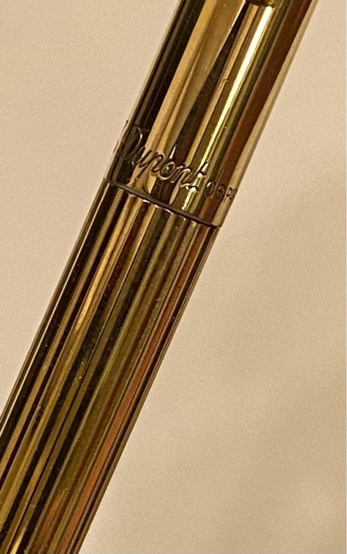 エステーデュポン/ボールペン / ゴールド / ツイストタイプ / 純正リフィル