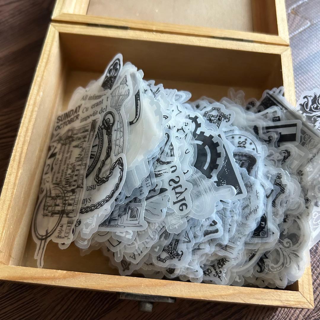 コラージュ素材 木製引き出し 素材入れ 蜘蛛の巣ネット スノーネット まとめ売り