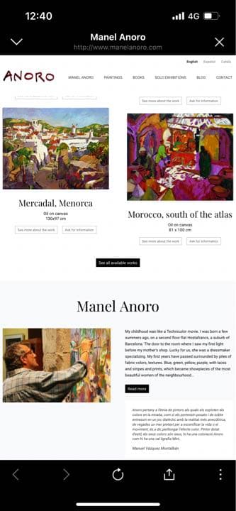 マヌエルアノロ　絵画、版画