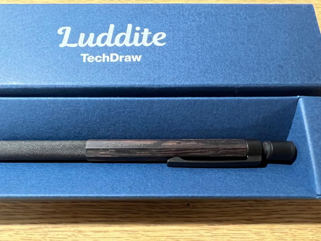 ラダイト テックドロー2木軸 ランセオラリア シャープペンシル 0.5mm