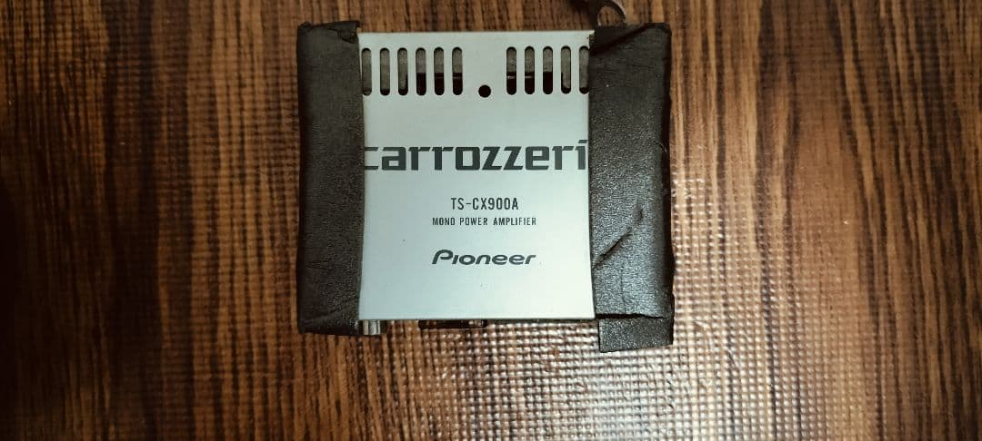 ALPINE DLB-100RスピーカーとPioneer TS-C900Aアンプ