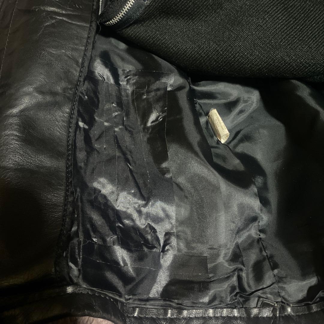 訳ありschott ショット641シングルライダース ボアライナー付 38