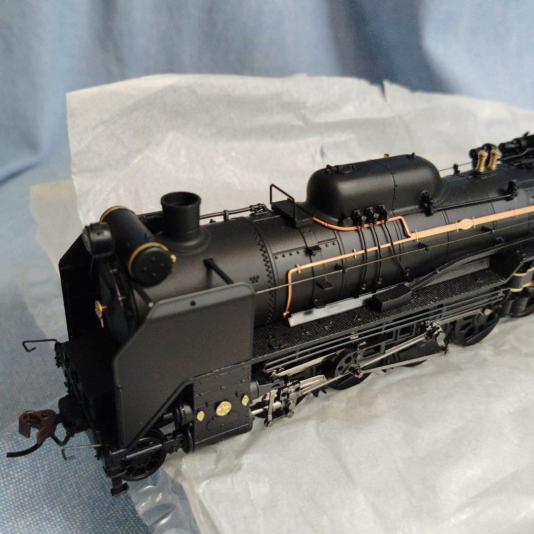 上*と様 蒸気機関車モデル 黒色 ディテール豊富